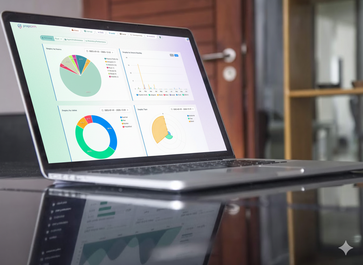 PropCRM Dashboard Screenshot